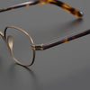 Titanium Geometric Glasses Frame KMN131