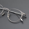 Mich Titanium Vintage Round Eyeglasses Frame