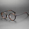 Titanium Vintage Round Eyeglasses Frames XFS9638