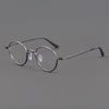 Kian Titanium Vintage Round Eyeglasses Frames