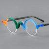 Benny Retro Round Acetate Glasses Frame