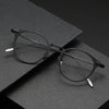 Titanium Vintage Round Eyeglasses Frames ST UF0-061