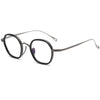 Titanium Geometric Glasses Frame 80873