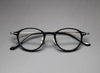 Meza Titanium Vintage Round Eyeglasses Frame