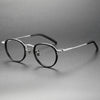 Titanium Vintage Oval Eyeglasses Frames M43