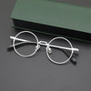 Titanium Vintage Round Eyeglasses Frames SC1104