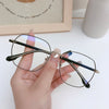 Geometric Metal Glasses Frames H5237