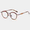 Icarus Titanium Vintage Round Eyeglasses Frames