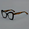 Plate glasses retro cat eye frame 8801