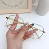 Geometric Metal Glasses Frames H5237