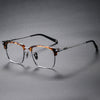 Pirro Browline Titanium Rectangle Glasses Frame