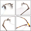 Titanium Geometric Glasses Frame ZY008