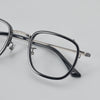 Jovan Retro Titanium Square Glasses Frame