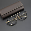 Titanium Aviator Square Glasses Frames SC001