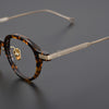 Titanium Vintage Round Eyeglasses Frames SC005