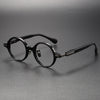 Willey Titanium Vintage Round Eyeglasses Frame