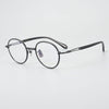 Methone Titanium Vintage Round Eyeglasses Frames