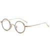 Helios Titanium Vintage Round Eyeglasses Frames