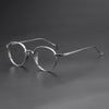 Herr Titanium Vintage Oval Glasses Frame