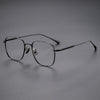 Loewy Retro Titanium Square Glasses Frame