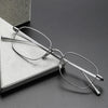 Retro Titanium Square Glasses Frame KJ45