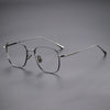 Loewy Retro Titanium Square Glasses Frame