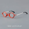 Leif  Retro Small Round Acetate Glasses Frame