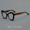 Plate glasses retro cat eye frame 8801