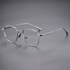 Loewy Retro Titanium Square Glasses Frame