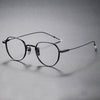 Titanium Geometric Glasses Frame 80803