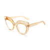 Retro Cat Eye Glasses Frames Women Luxury Brand Designer Transparent Glasses Prescription Frames Glasses Men Vintage Eyewear