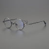 Hana Retro Round Titanium Eyeglasses Frame