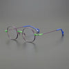 Desire Titanium Round Glasses Frame