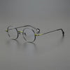 Desire Titanium Round Glasses Frame