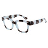 STYLISH LARGE FRAME PATTERN ANTI-BLUE LIGHT READING GLASSES