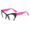 Fashion Retro Half frame Cat eye Women Glasses Frame Can Be Equipped with Myopia Prescription Lens Men Glasses Frame