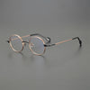 Desire Titanium Round Glasses Frame