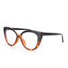 Cat Eye Computer Glasses Women Anti Blue Light Eyeglasses Double Bridge Fashion Eyewear UV Protection Spectacle Frames