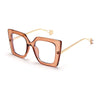 Vintage Glasses Women Men Square Clear Glasses Optical Anti Blue Light