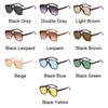 Vintage Oversized Sunglasses Women Fashion Brand Big Frame Sun Glasses Female Candy Colors Ins Style Aviation