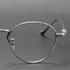 Titanium Vintage Round Eyeglasses Frames BUBBA-A