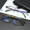 FASHIONABLE ALLOY MULTIFOCAL ANTI-BLUE LIGHT READING GLASSES