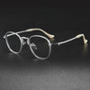 Titanium Vintage Geometric Eyeglasses Frames 80850