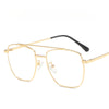 Oversize Aviator Metal Women Glasses