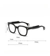 Acetate Square Glasses Frames BS kesling