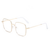 WOMEN'S FASHIONABLE FINE GLITTER EDGE LARGE FRAME ANTI-BLUE LIGHT READING GLASSES