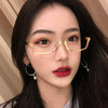 Lower Semi-Rimless Square Glasses