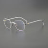 Retro Titanium Square Glasses Frame BY GMS122T