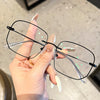 ULTRA-LIGHT ANTI-BLUE LIGHT READING GLASSES WITH LARGE METAL FRAME