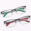 HALF FRAME METAL RETRO ANTI-BLUE LIGHT READING GLASSES